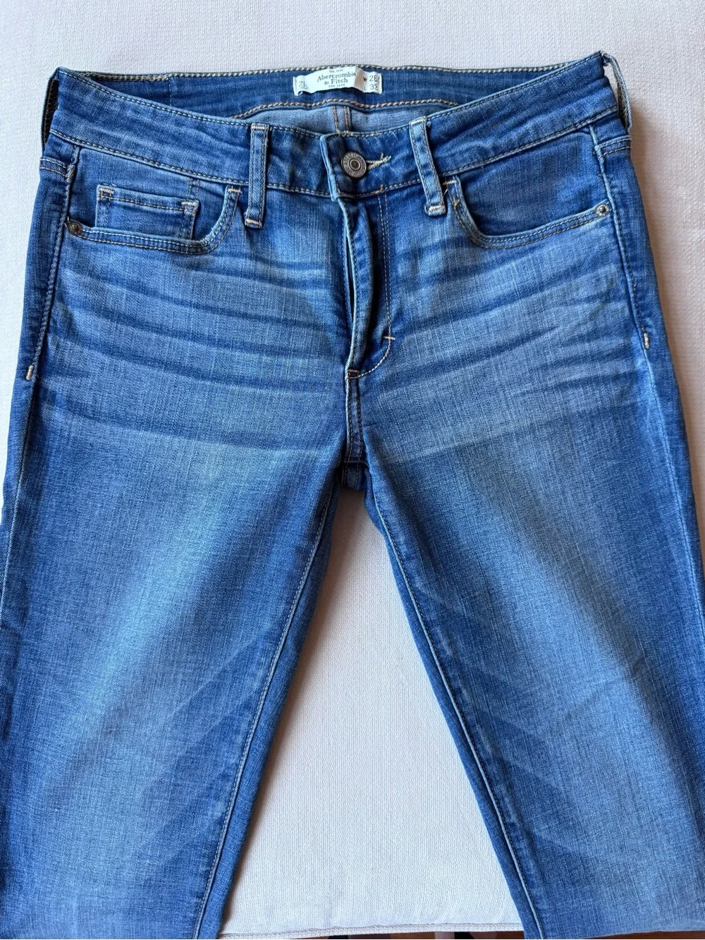 Abercrombie & Fitch Medium Blue Skinny Jeans